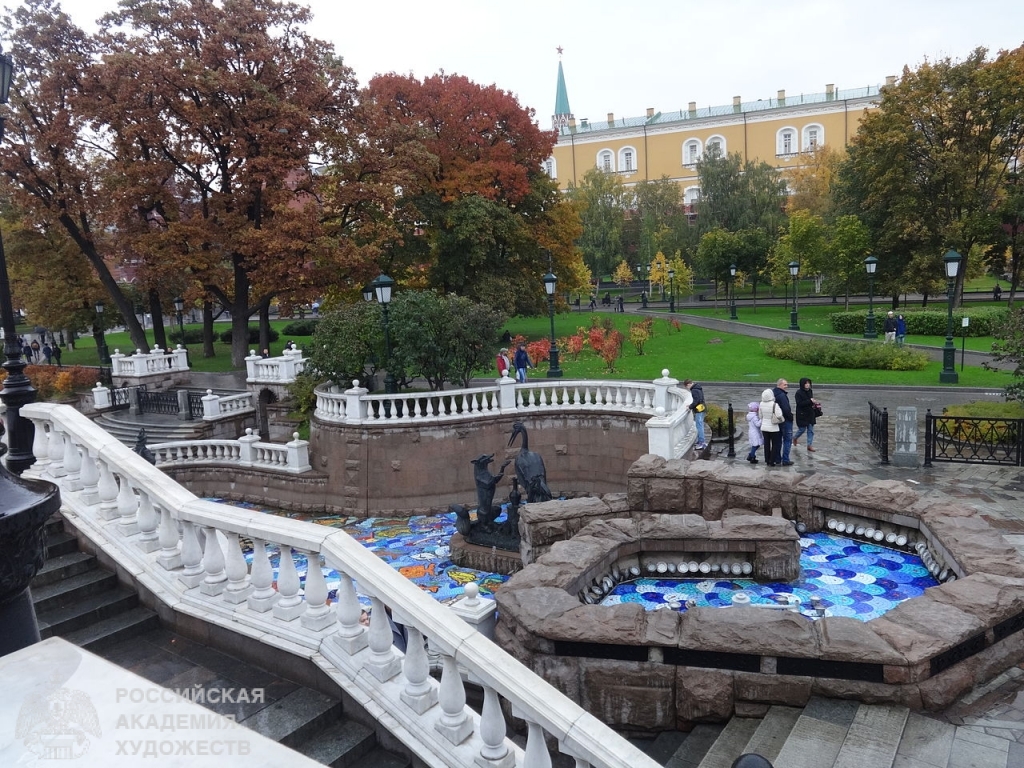 Художественное оформление на Манежной площади
Фото: rah.ru